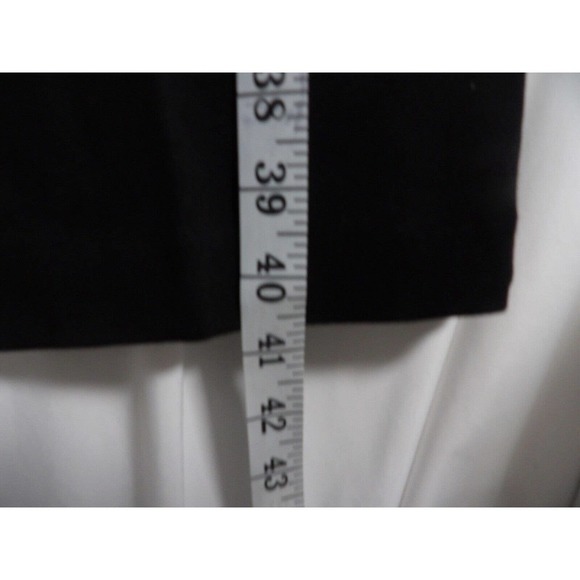 Zac & Rachel Womens Black Straight Leg Stretch Elastic Waist Dress Pants Size 1X - Picture 5 of 7